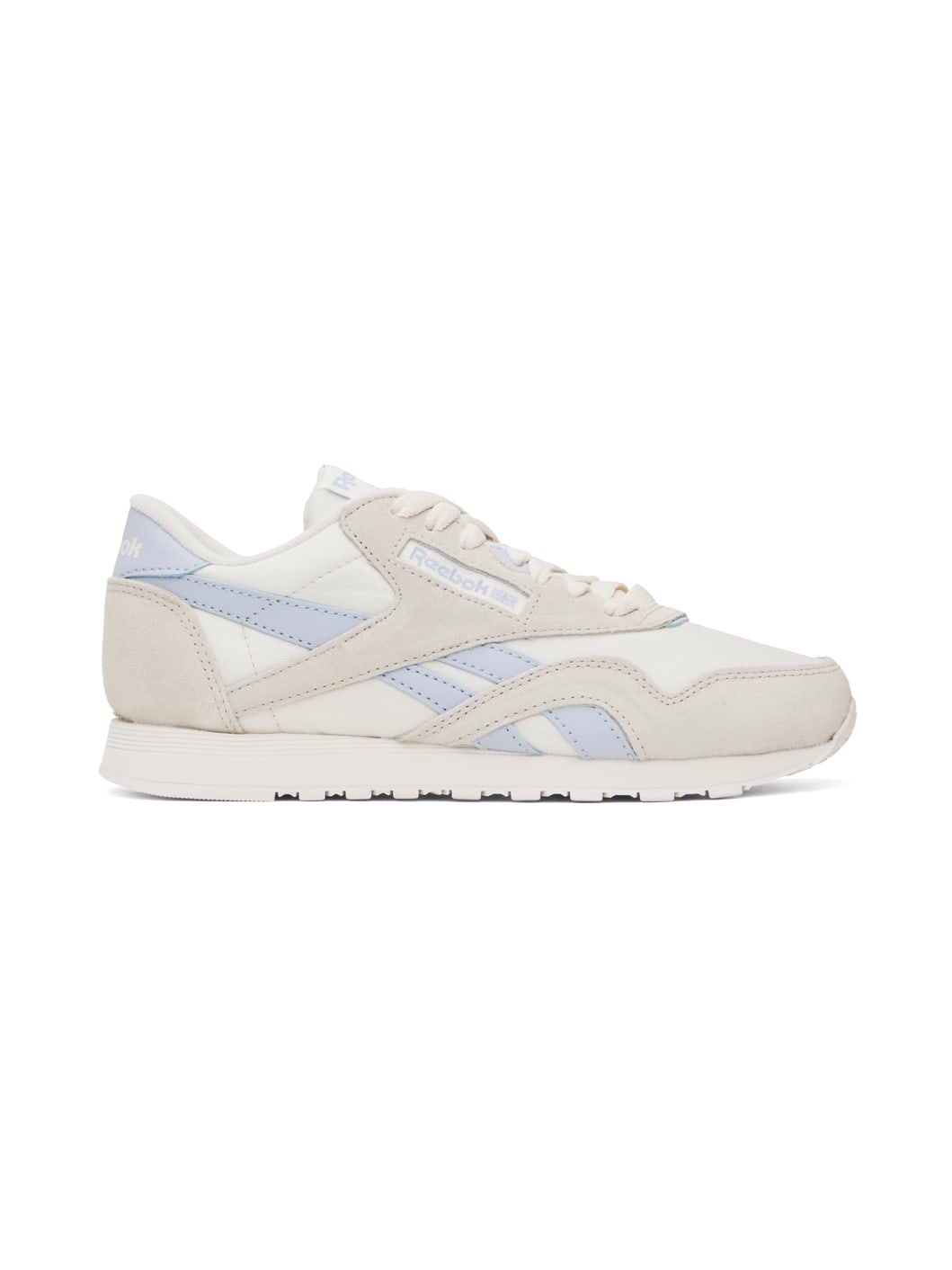 Off-White & Blue Classic Nylon Sneakers - 1