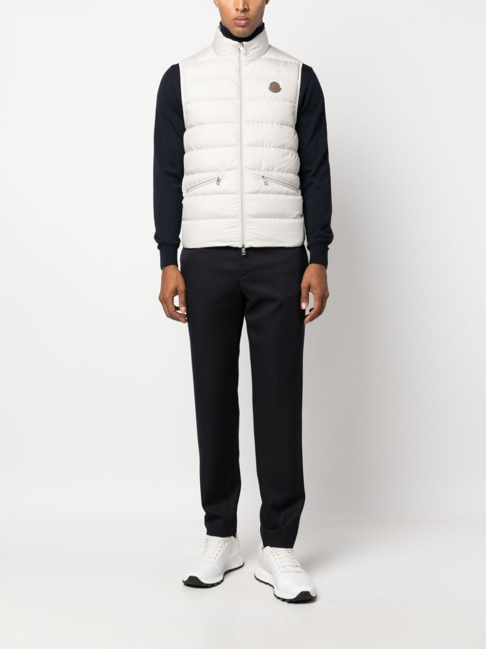straight-leg virgin-wool trousers - 2