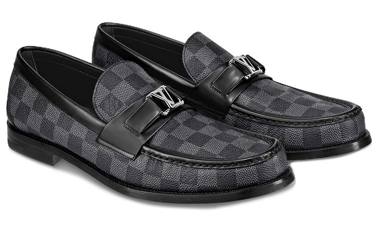 LOUIS VUITTON Major Loafers 'Grey' 1A40L1 - 2