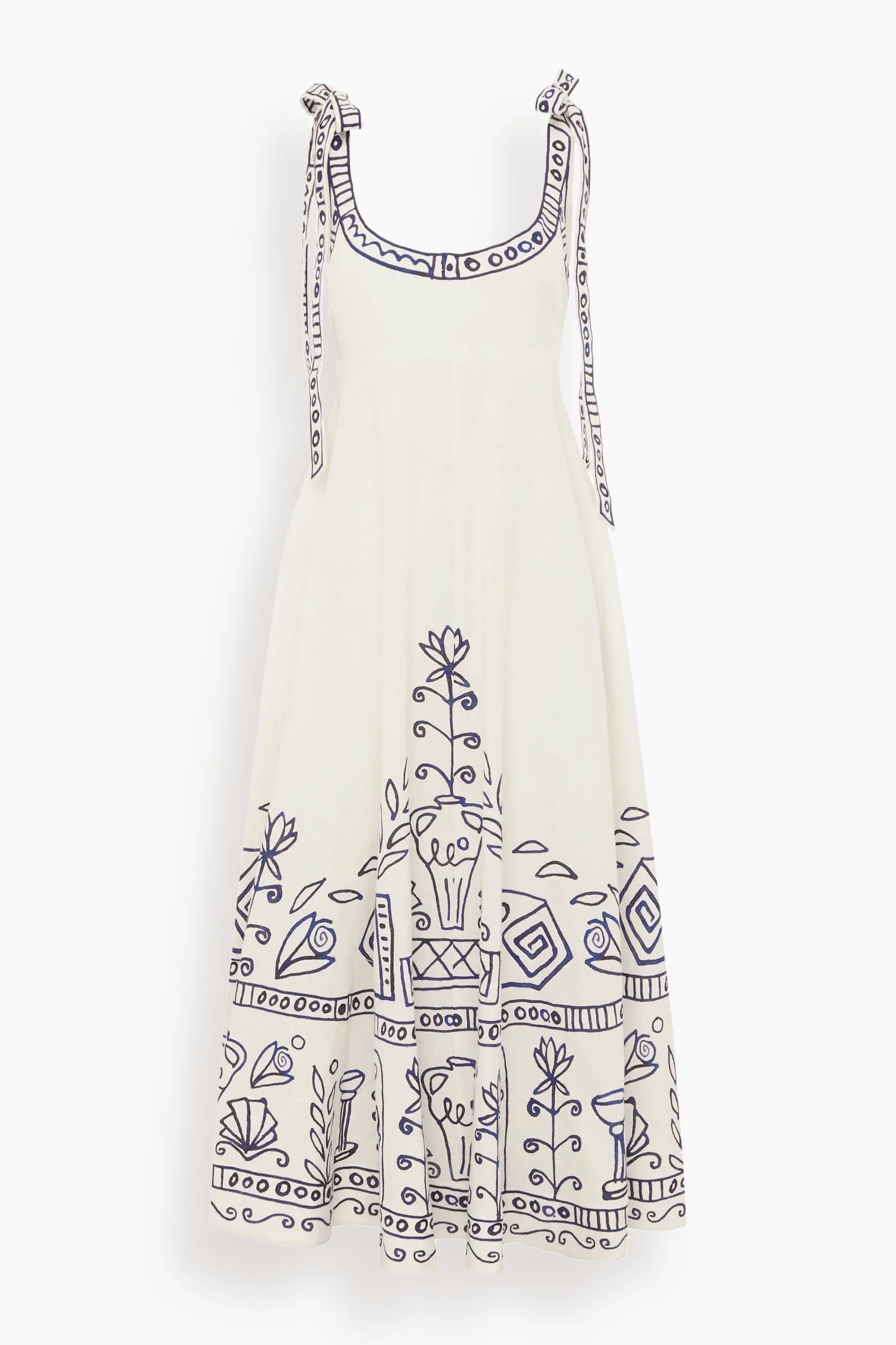 Leela Ballet Sundress in Cream - 1