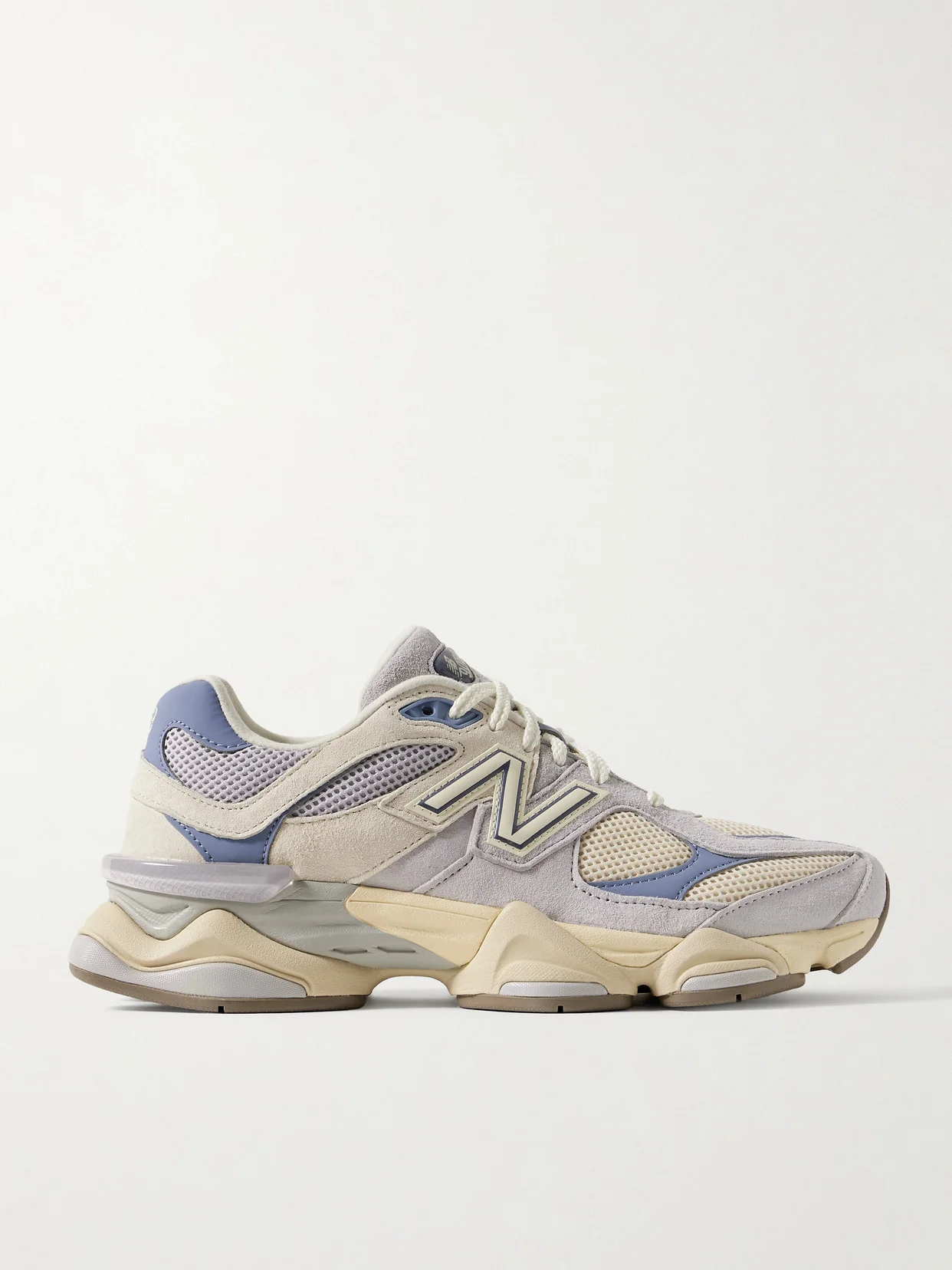 9060 Rubber And Leather-trimmed Suede And Mesh Sneakers - 1