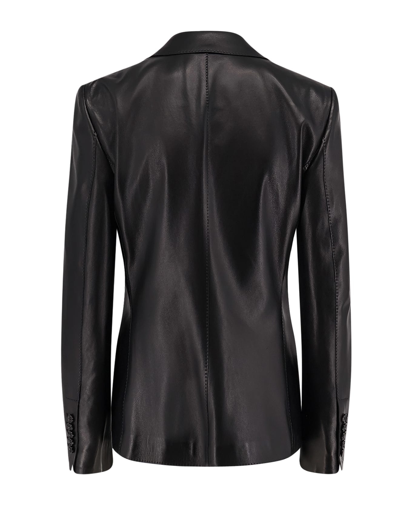 Leather Blazer - 2