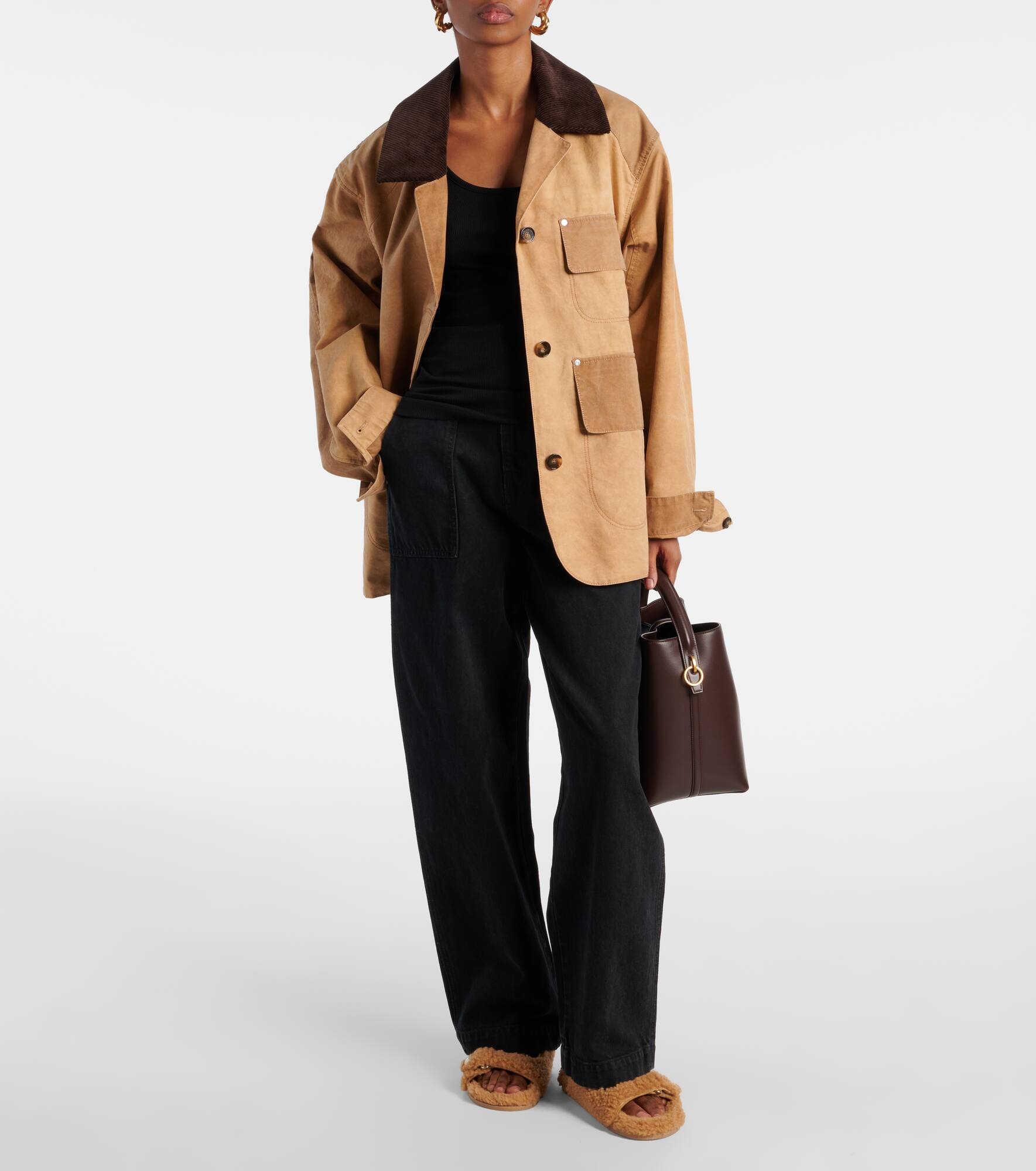 Fayence shearling sandals - 3