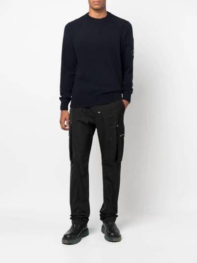 C.P. Company lens-embellished crewneck jumper outlook