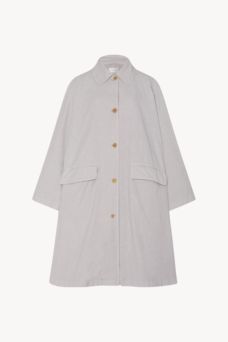 Garth Coat in Cotton and Linen 1