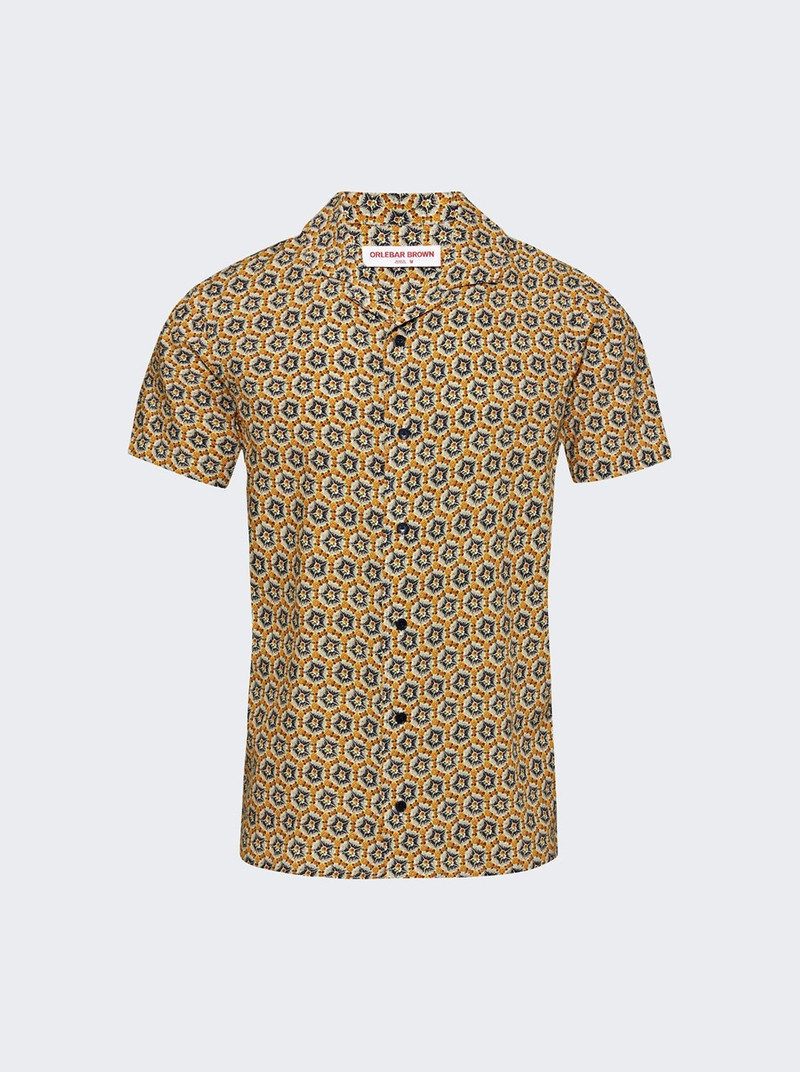 Hibbert Roseate Short Sleeve Shirt Mango 1