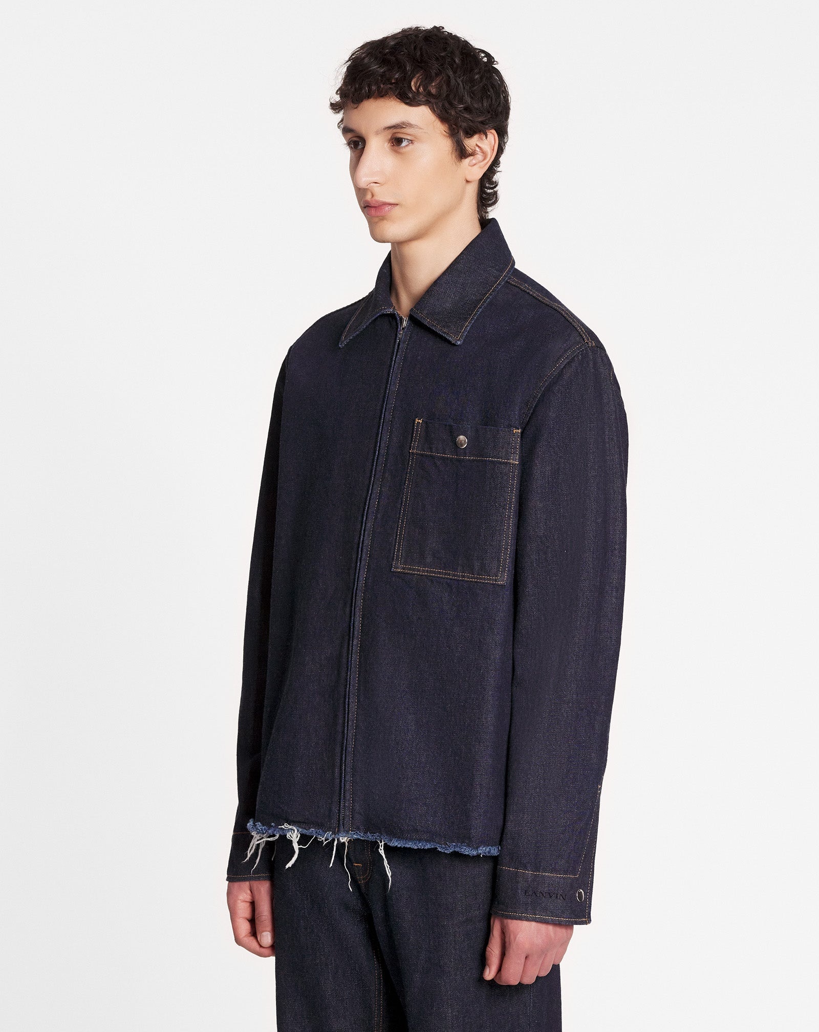 ZIPPED DENIM SHIRT - 3