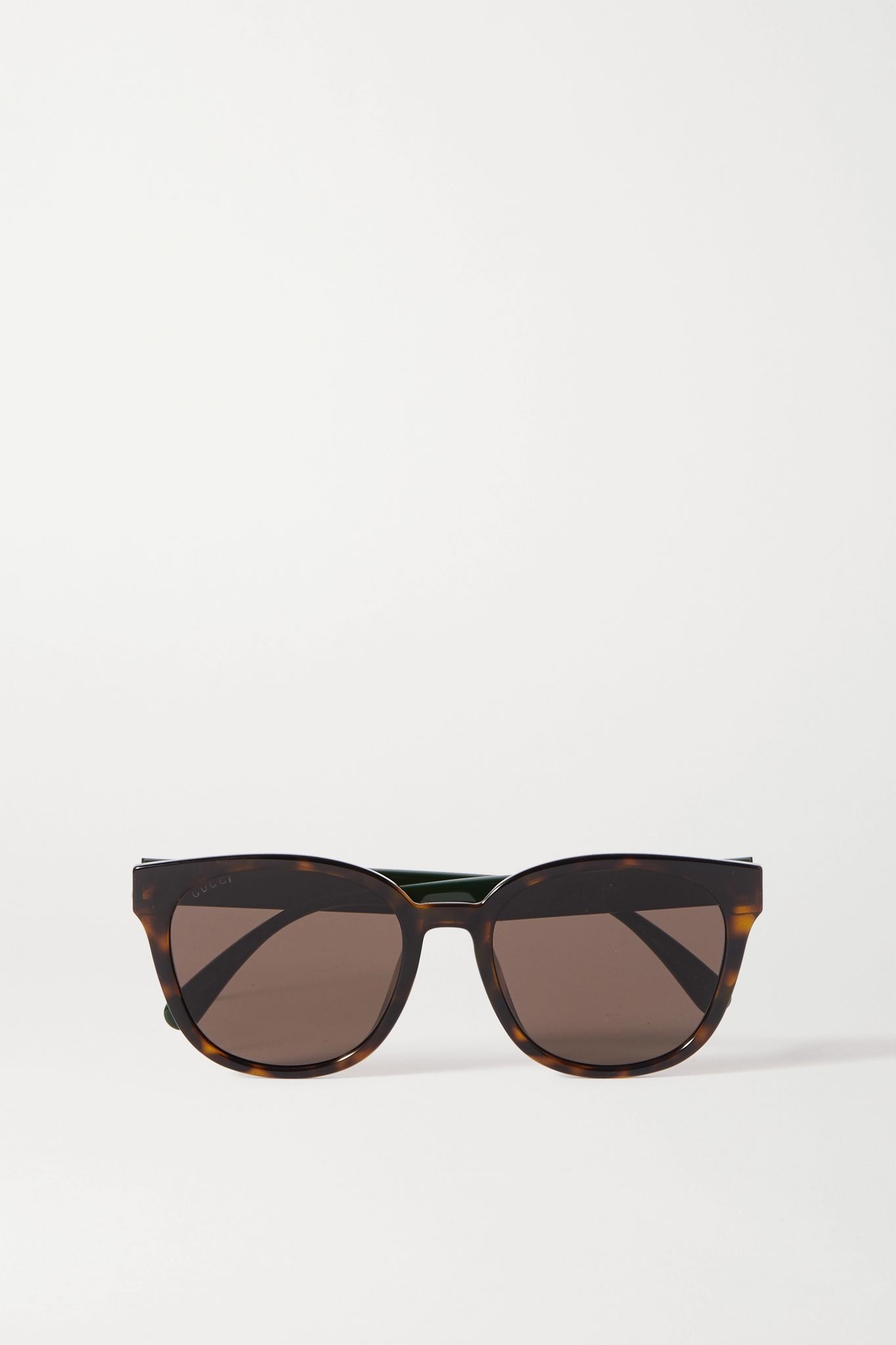 Round-frame acetate sunglasses - 1