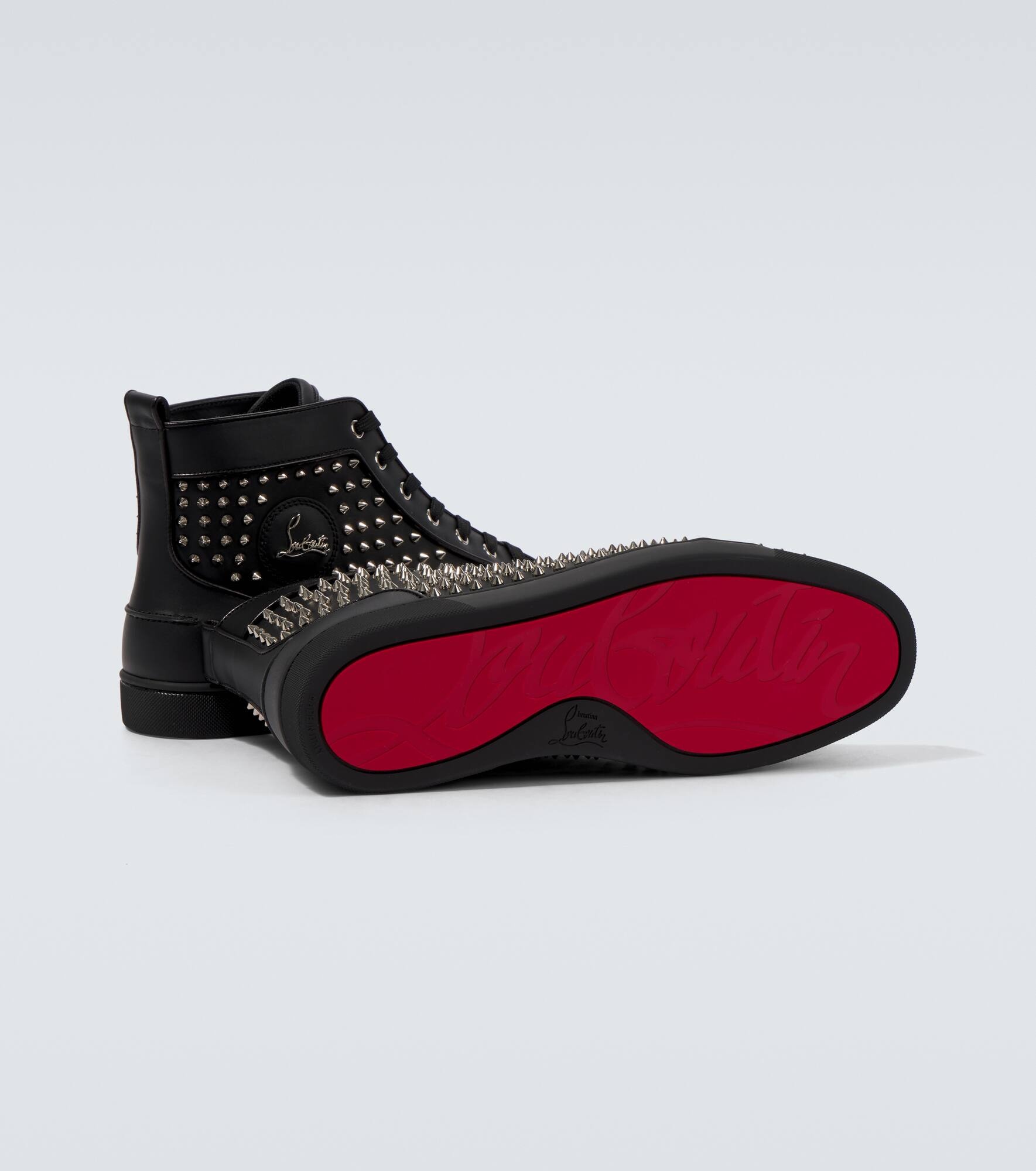 Louis Spikes leather sneakers - 7