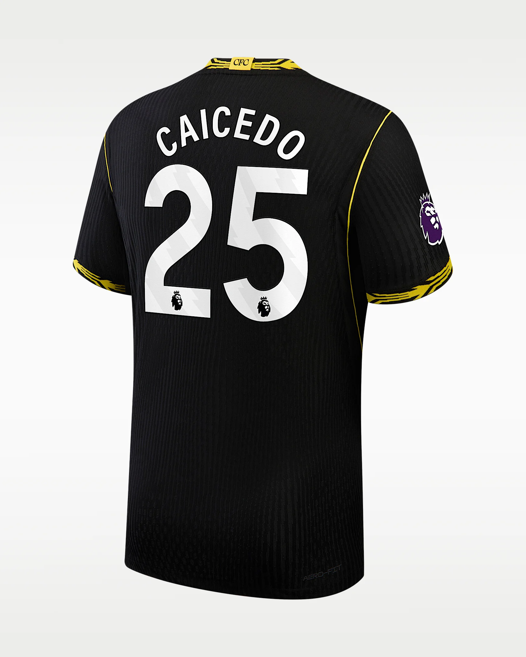 Moisés Caicedo Chelsea 2026/27 Match Away Men's Nike Aero-FIT Soccer Jersey - 1