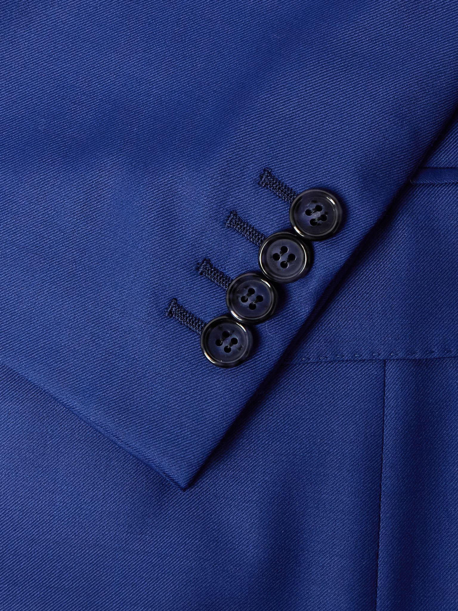 Trevi Slim-Fit Wool-Twill Suit Jacket Blue - 4