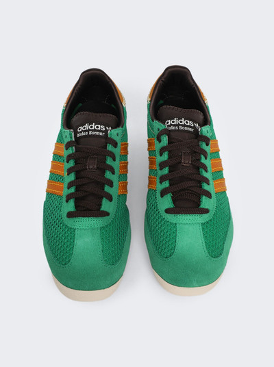 adidas X Wales Bonner 3-stripe Sneaker Team Green Gold Dark Brown outlook