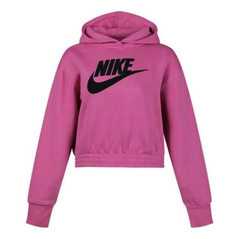 (WMNS) Nike Sportswear Logo Printing Hoodie Purple CJ2035-691 - 1