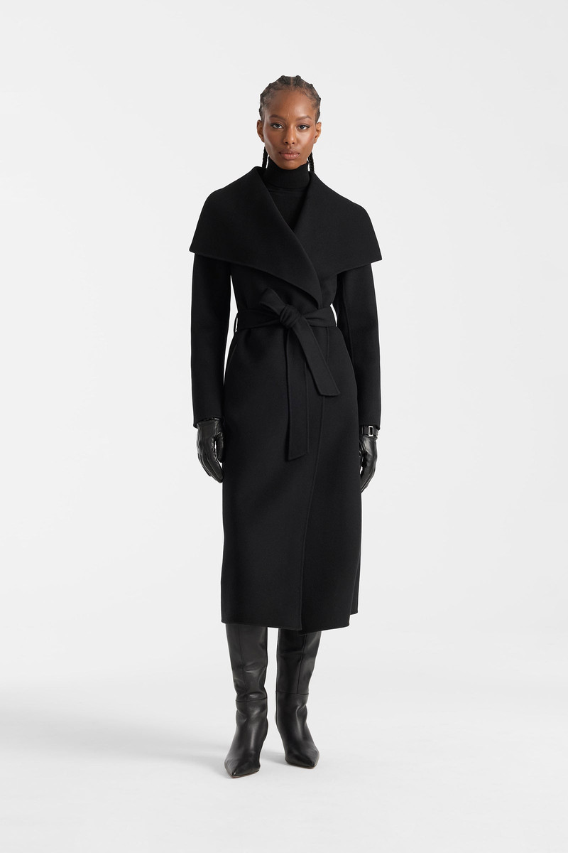 MAI-CN Double-face wool wrap coat 8