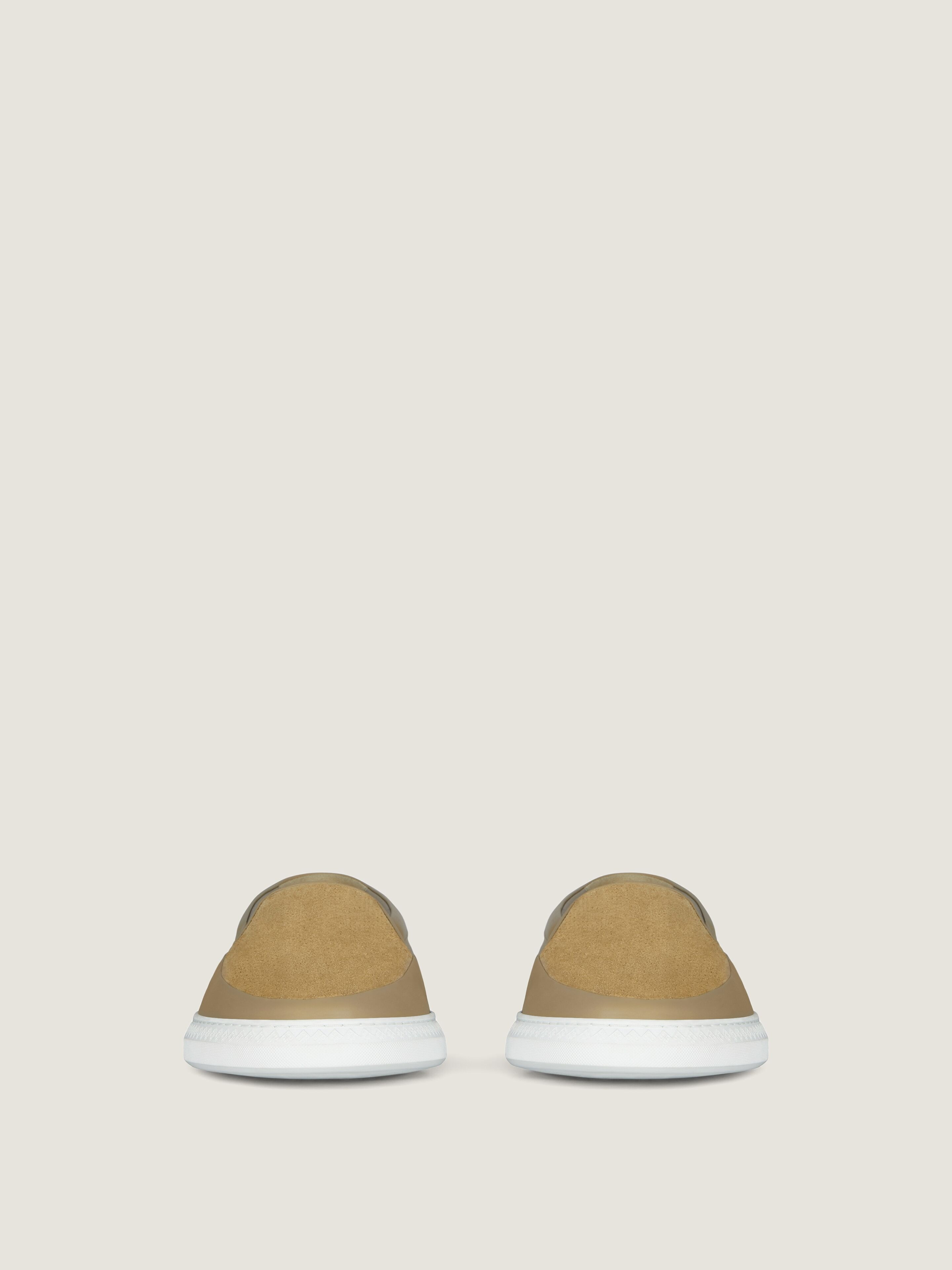 G SET SNEAKERS IN LEATHER AND PERFORATED SUEDE - 3