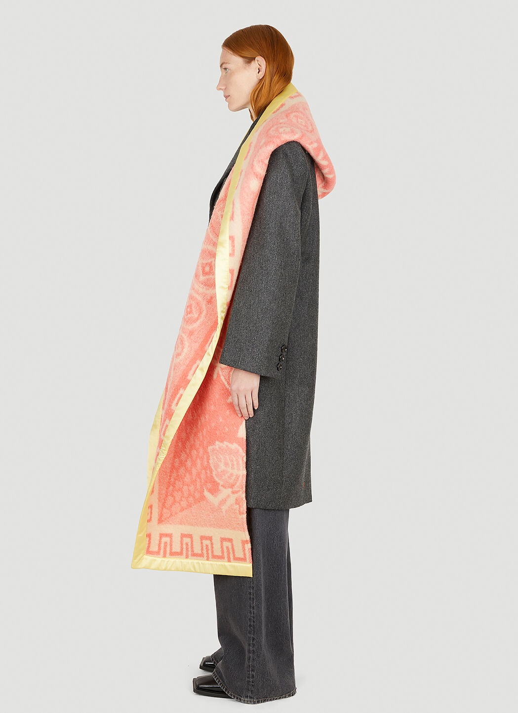 Blanket Draped Classic Coat - 3