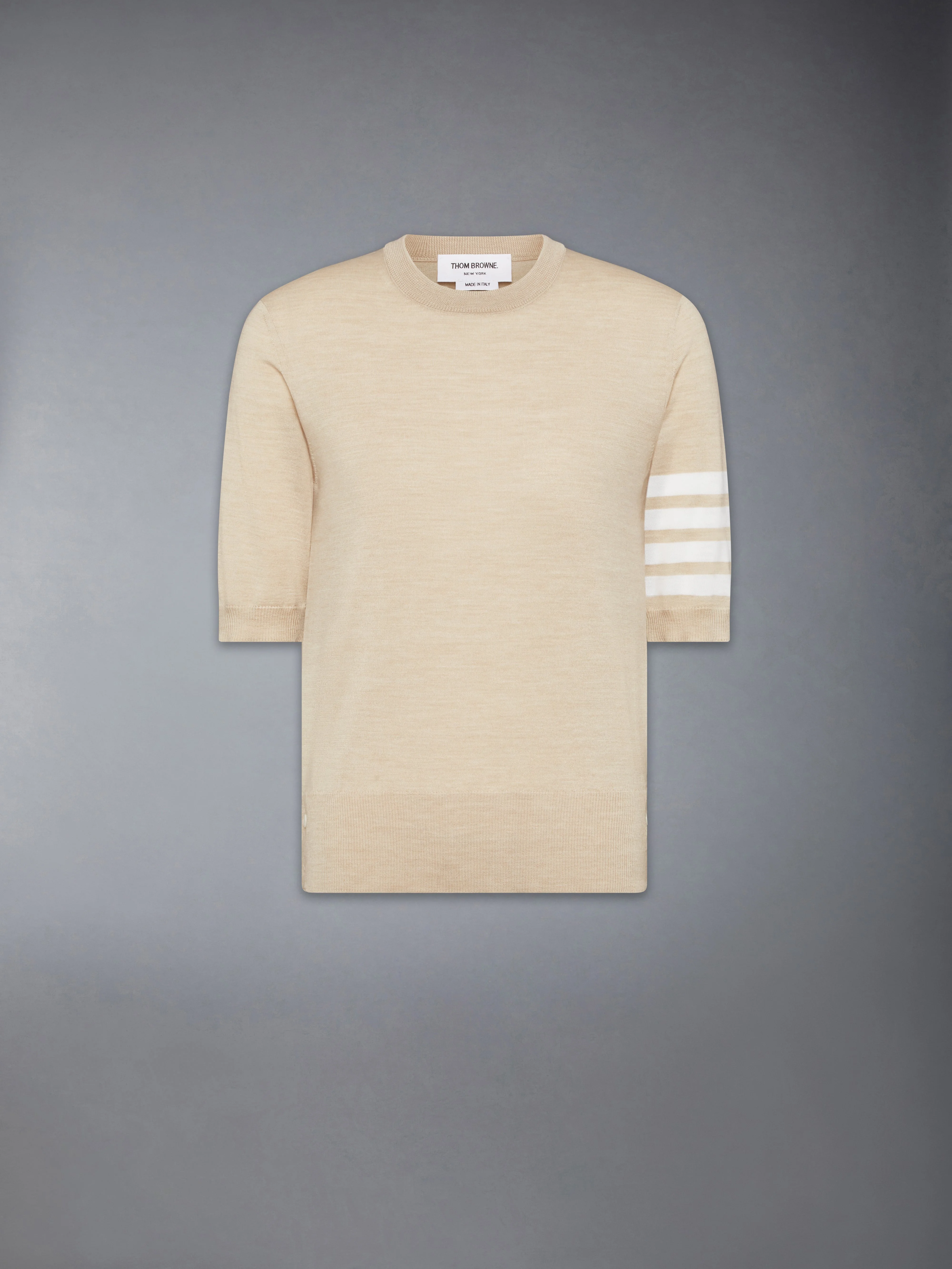 FINE MERINO WOOL 4-BAR TEE - 1