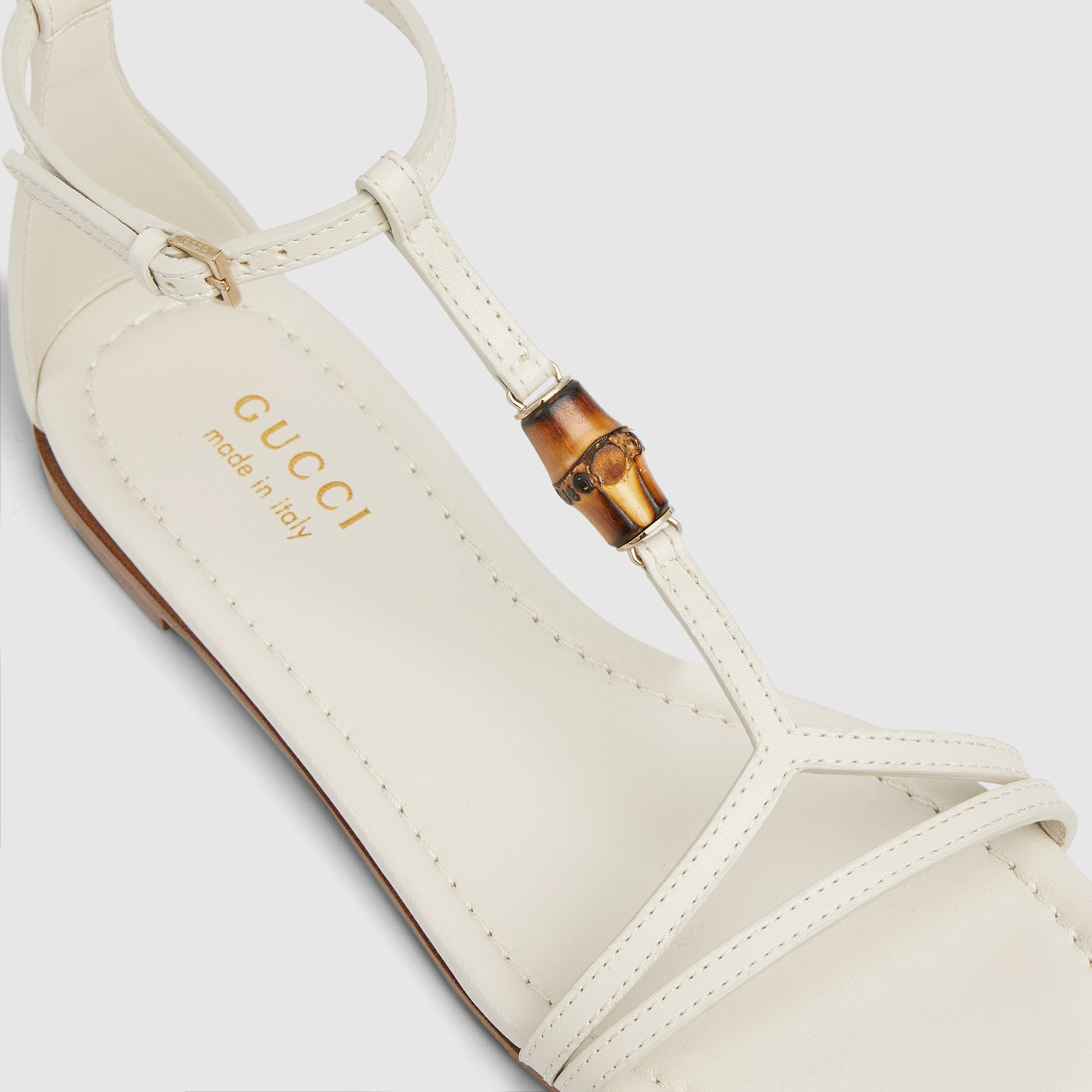 Women's sandal with bamboo detail - 5