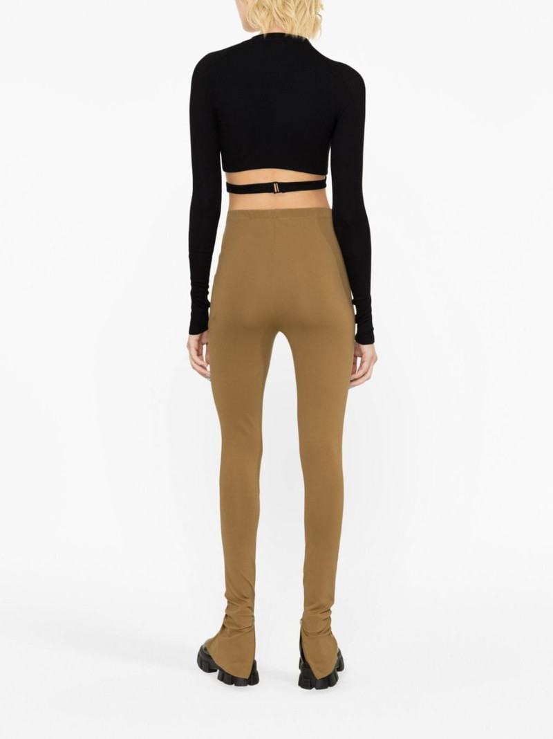WARDROBE.NYC Side zip leggings outlook