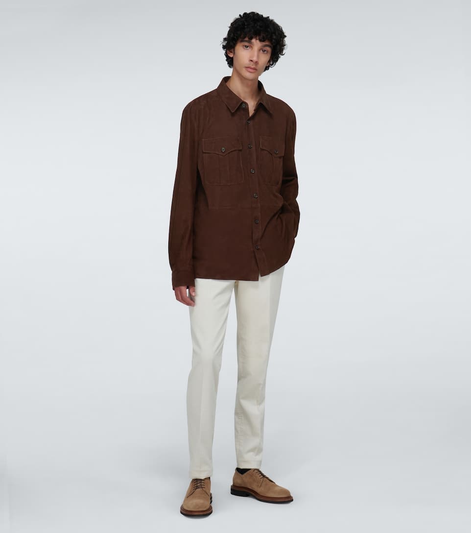 Barron suede overshirt - 2