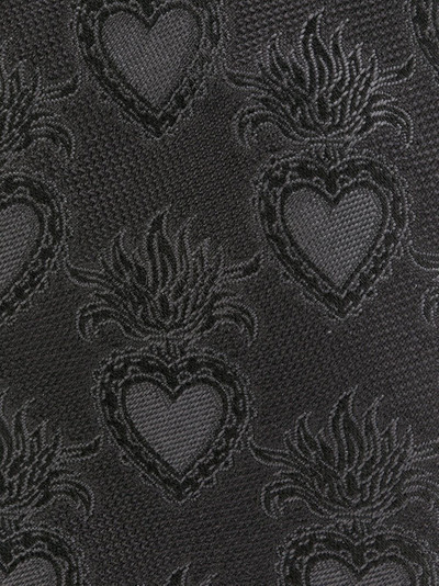 Dolce & Gabbana heart-pattern silk tie outlook