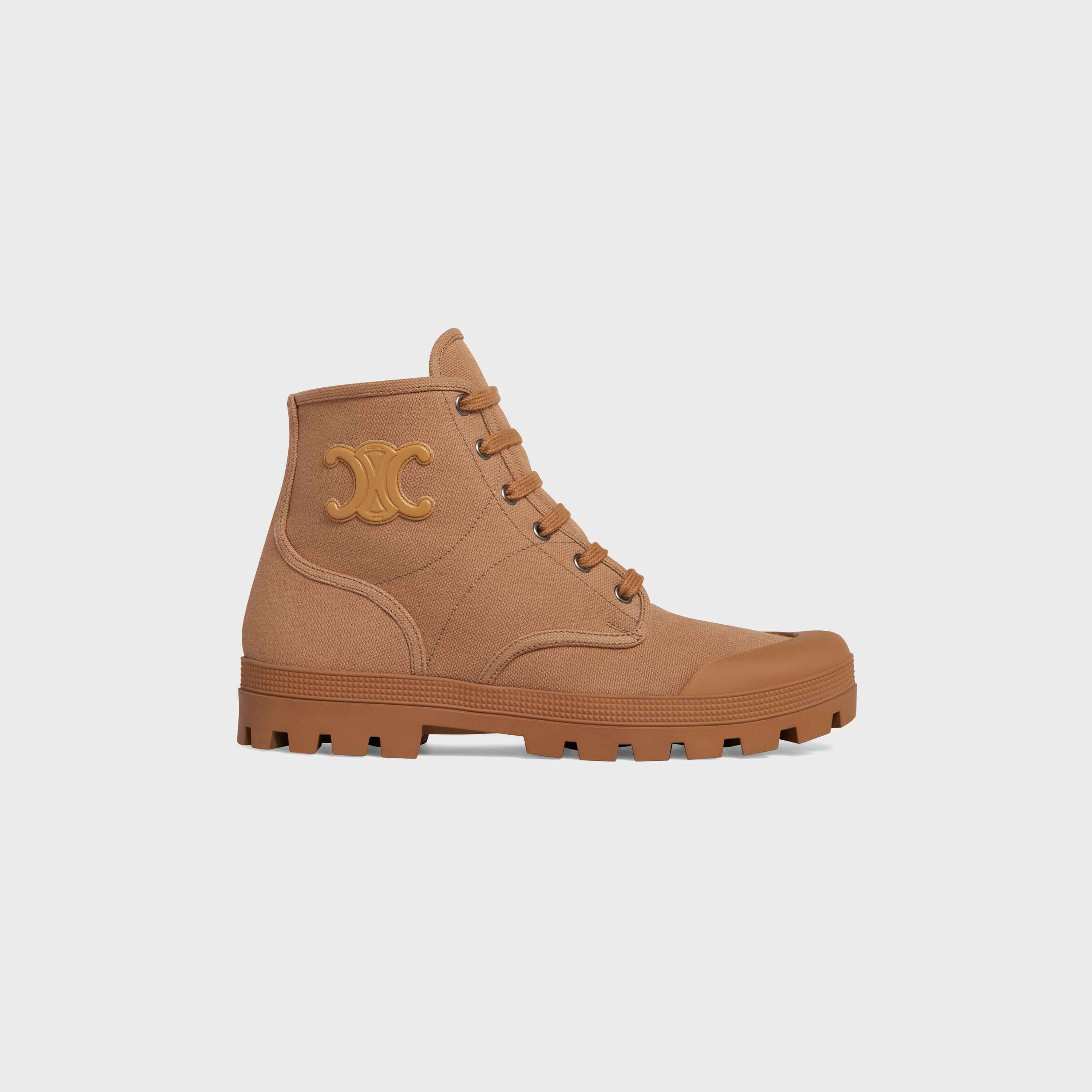 PATAPANS LACE UP BOOT WITH TRIOMPHE PATCH in CANVAS - 1