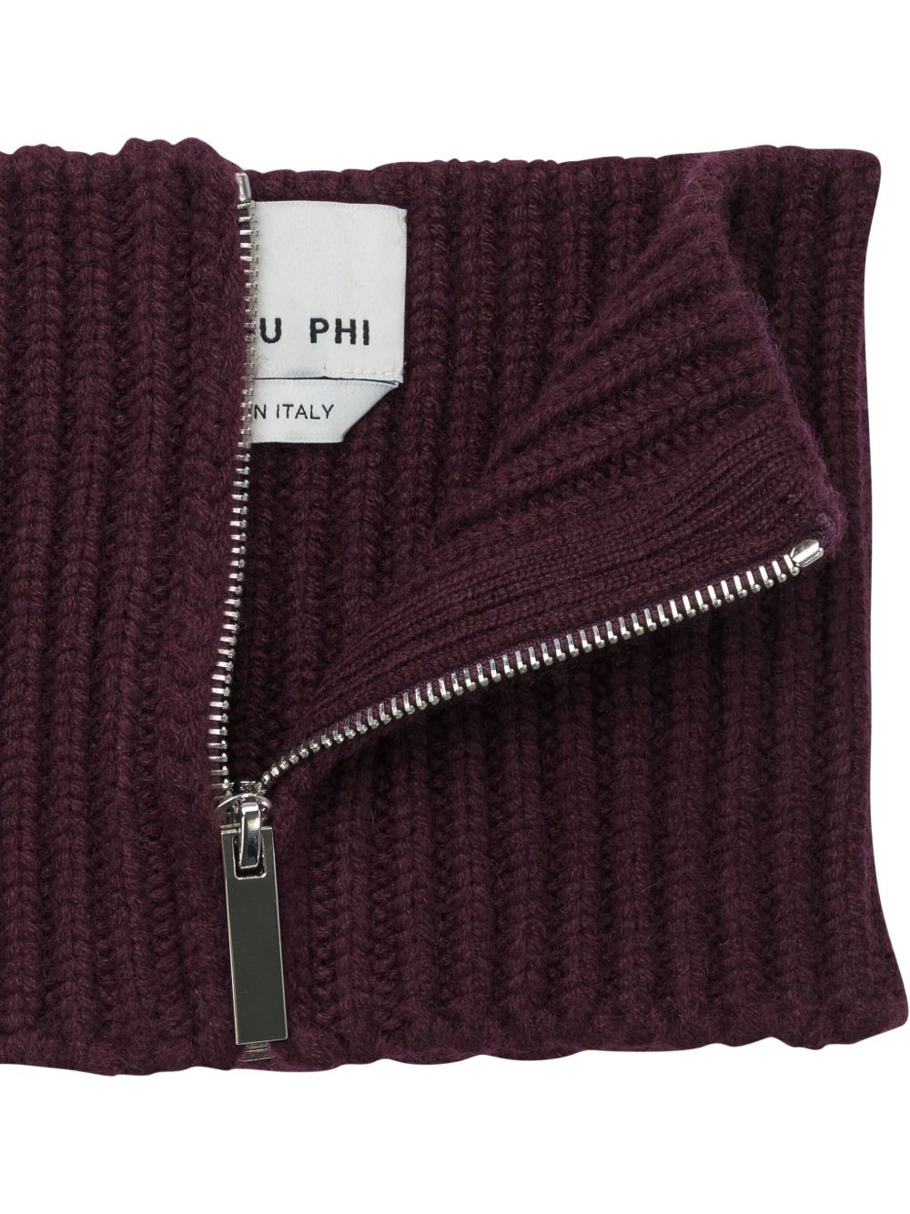 zip-up neck warmer - 3