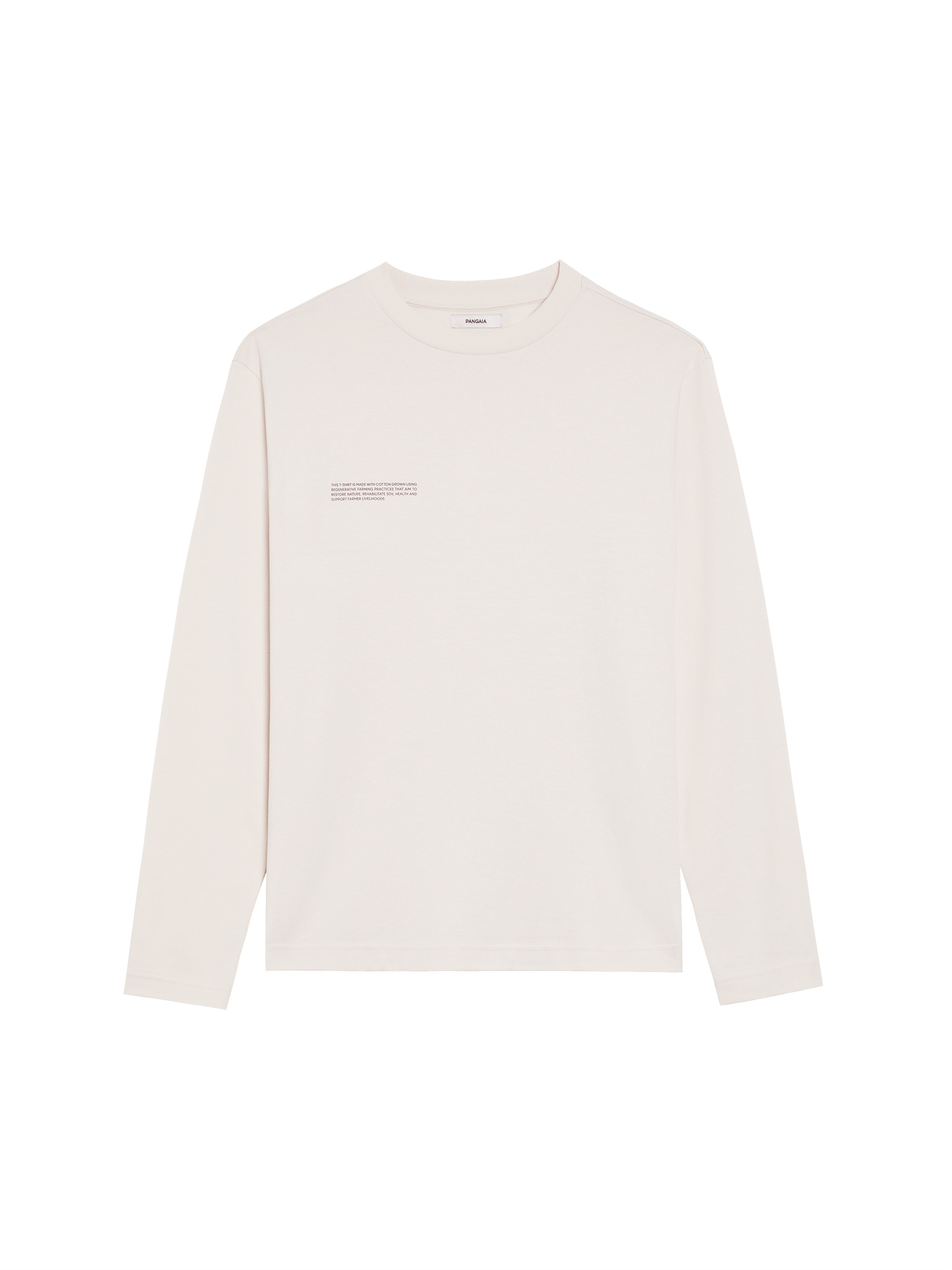 Womens In Conversion Cotton Long Sleeve T-shirt - Cotton White - 1
