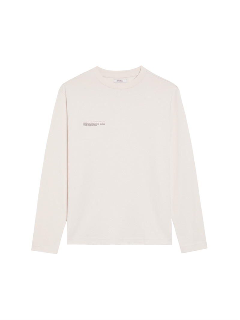 Womens In Conversion Cotton Long Sleeve T-shirt - Cotton White 1