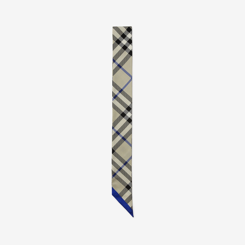 Burberry Skinny Check Silk Scarf outlook
