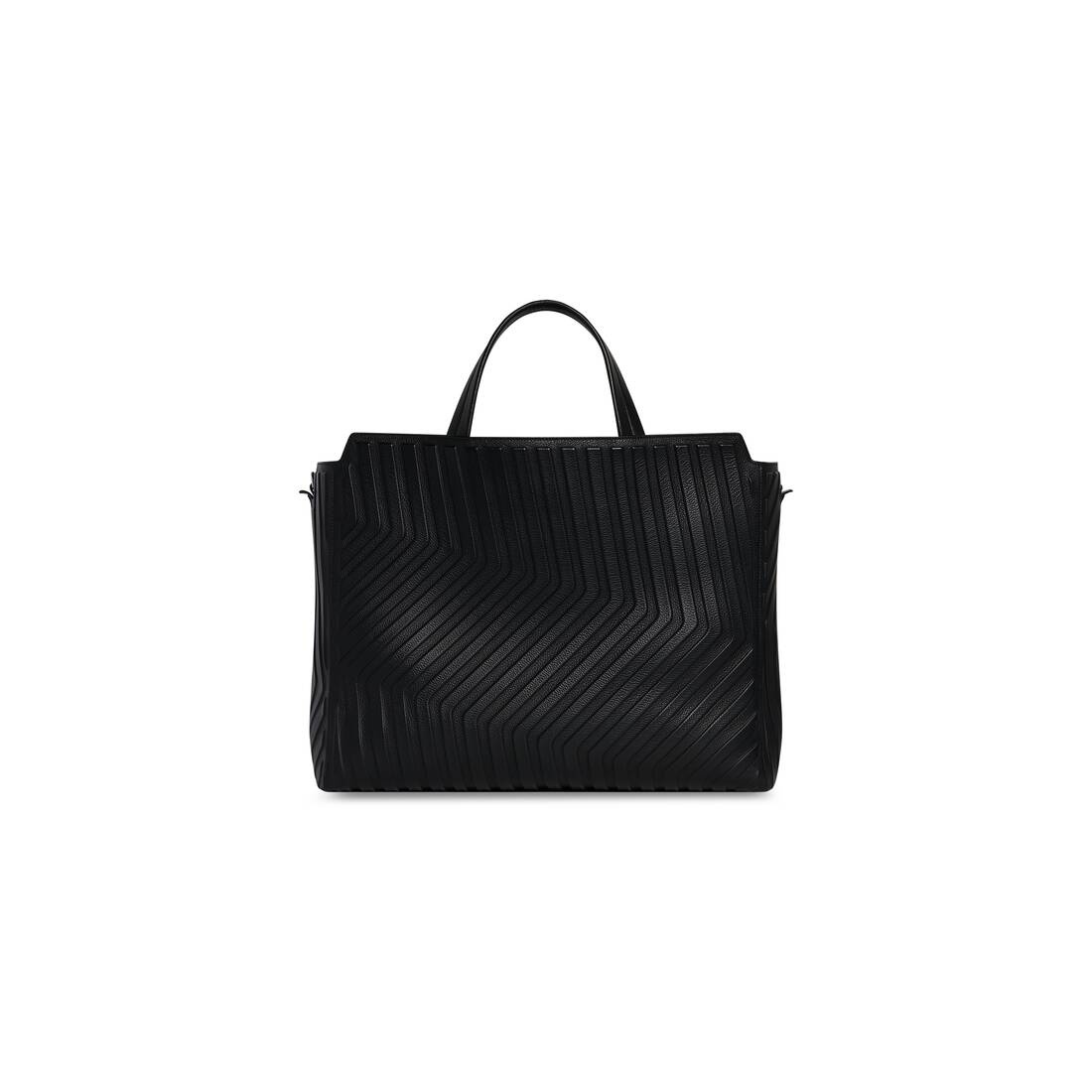 Men's Car Large East-west Tote Bag in Black - 5