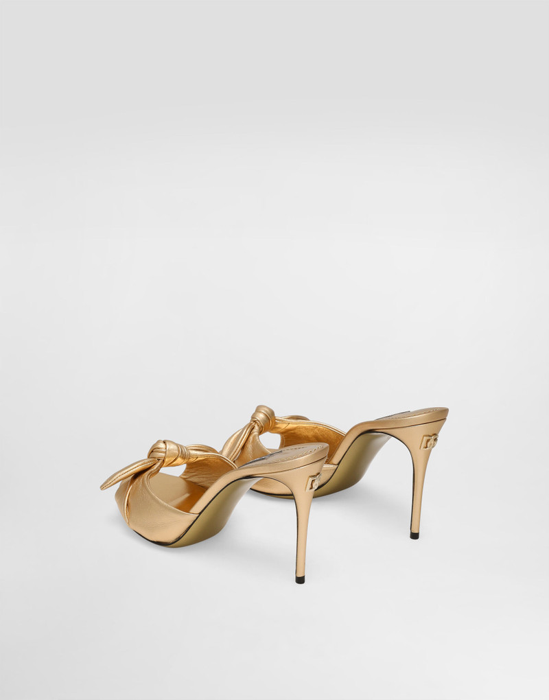 Dolce & Gabbana Mordoré nappa leather sandals outlook