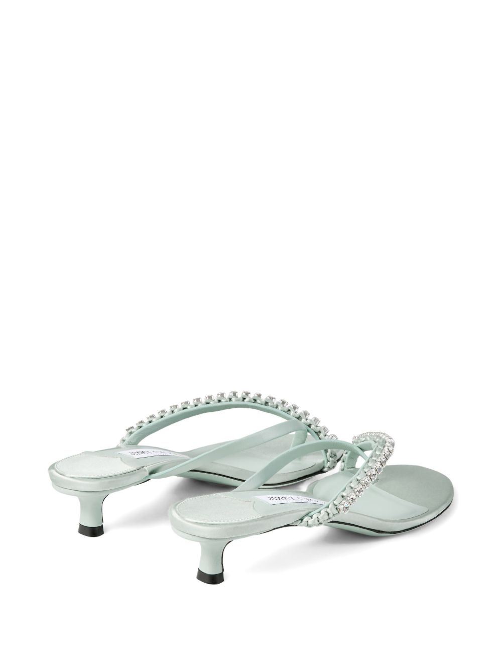 35mm crystal-embellished heeled mules - 4