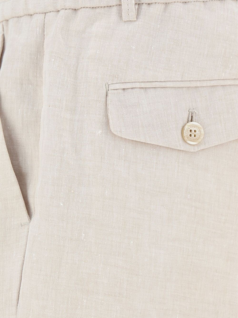 linen Bermuda shorts - 3