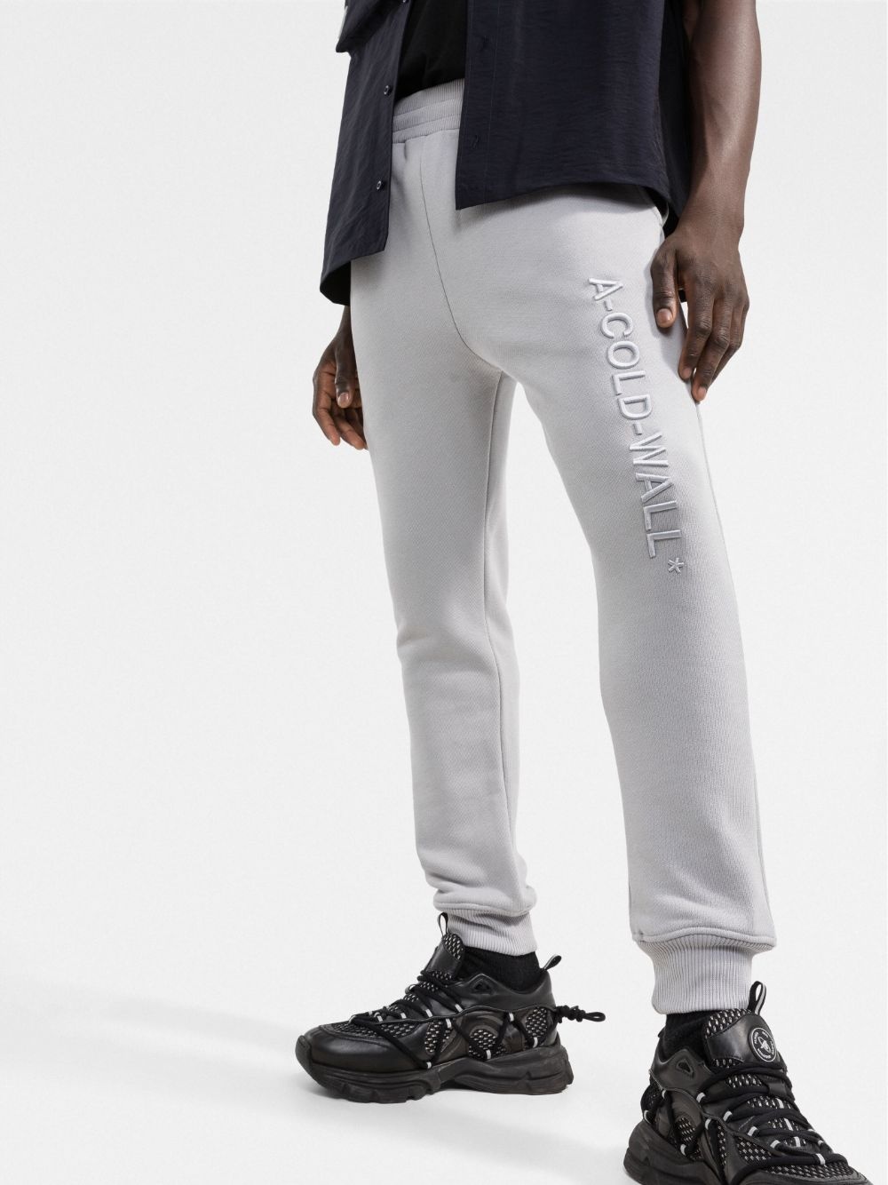 embossed logo trackpants - 3