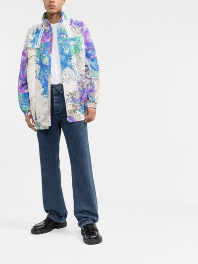 Martine Rose abstract-print lightweight jacket outlook