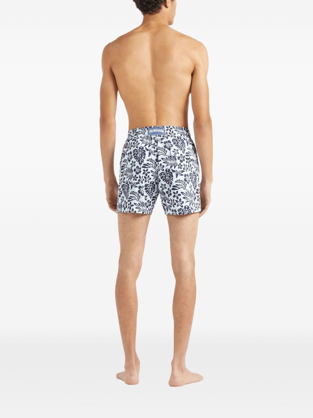 floral-print swim shorts - 4