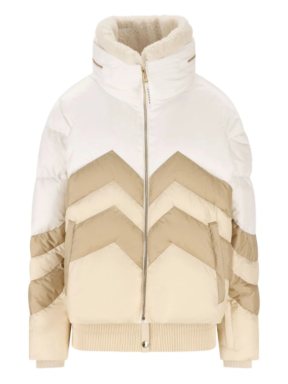 chevron puffer jacket - 1