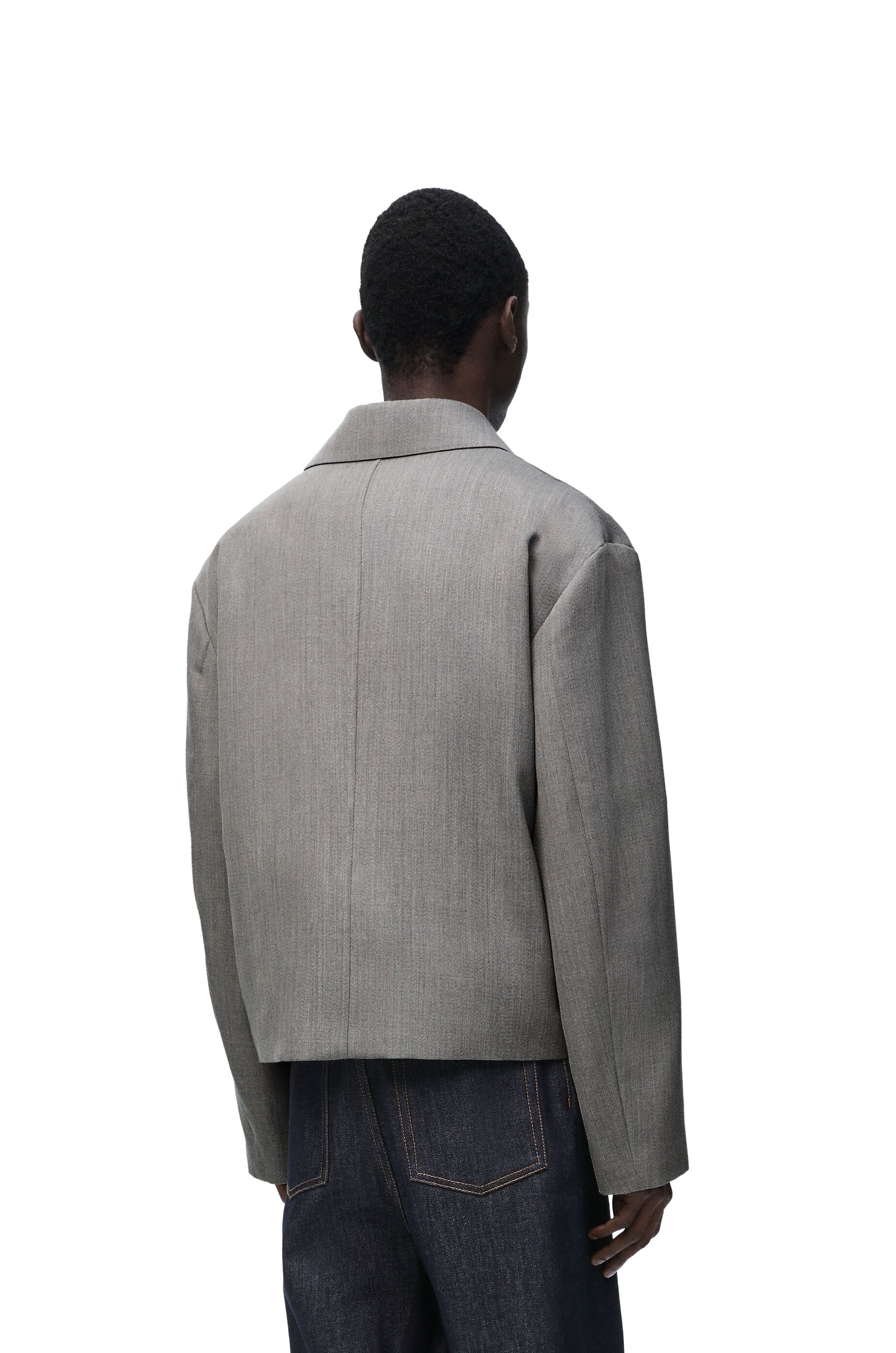 Workwear jacket in wool - 4
