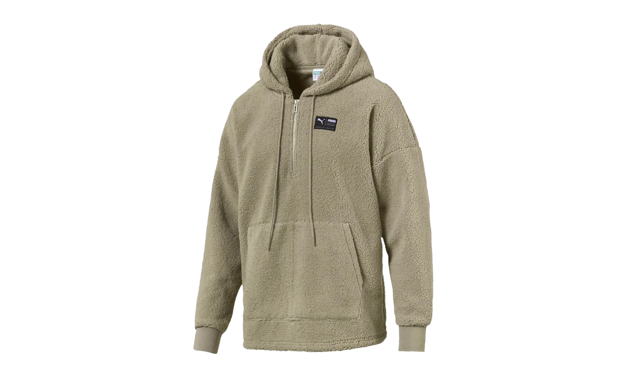 Downtown Sherpa Halfzip Hoodie "Elephant Skin" 576770 38 - 1