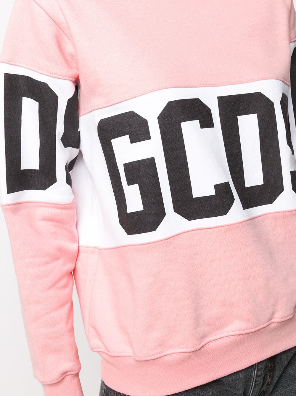 logo colour-block sweatshirt - 5