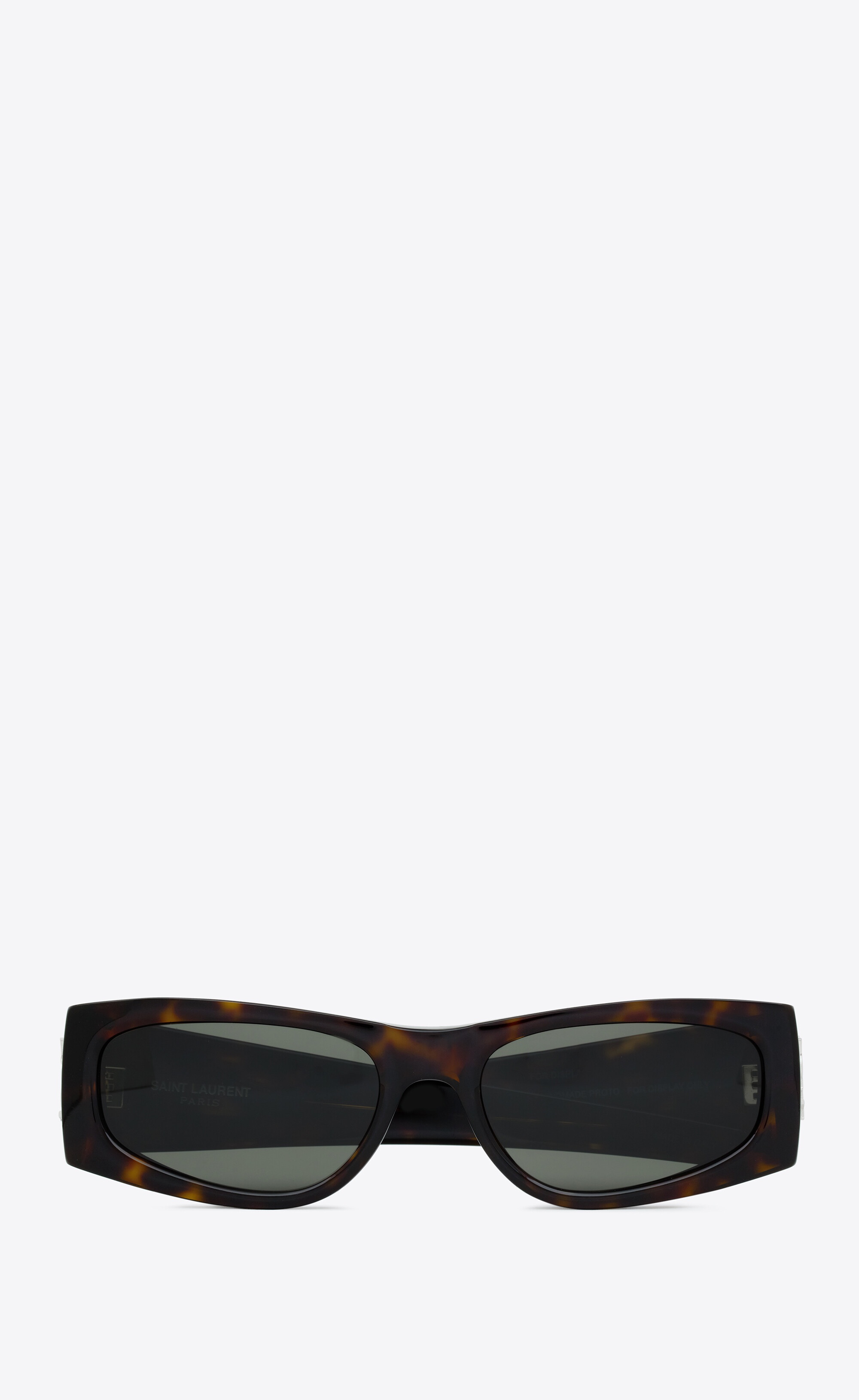 tortoiseshell-effect cat-eye frame sunglasses - 3