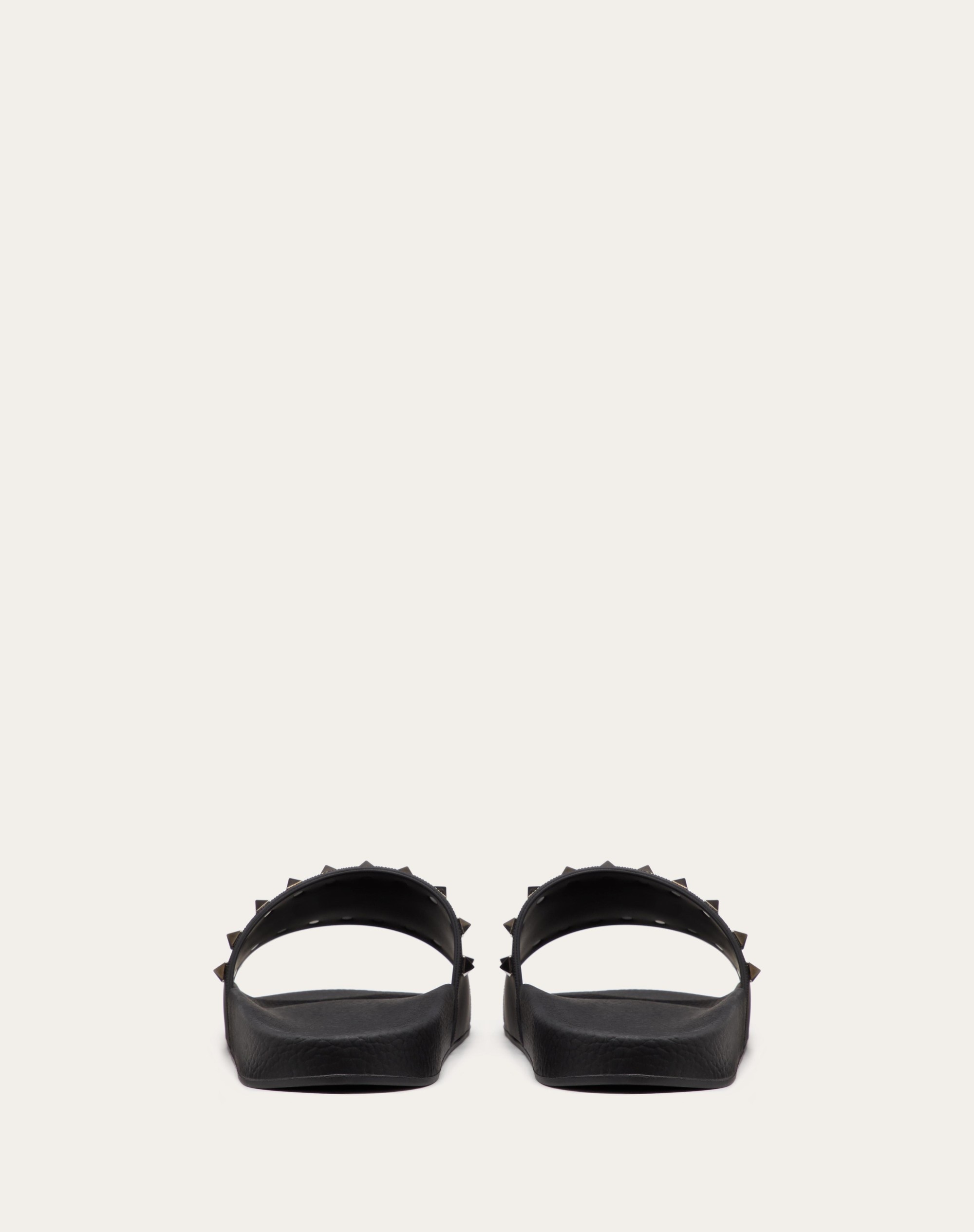 Valentino ROCKSTUD RUBBER SLIDER SANDAL | REVERSIBLE