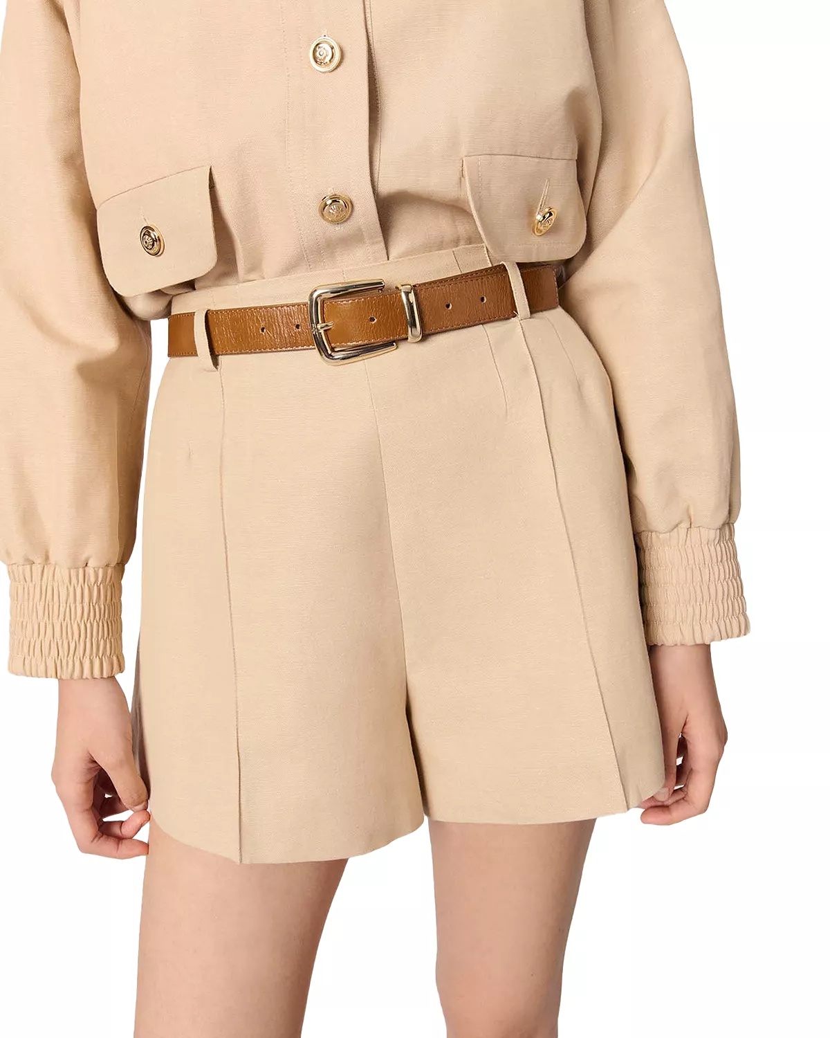 Linen & Cotton Shorts - 5