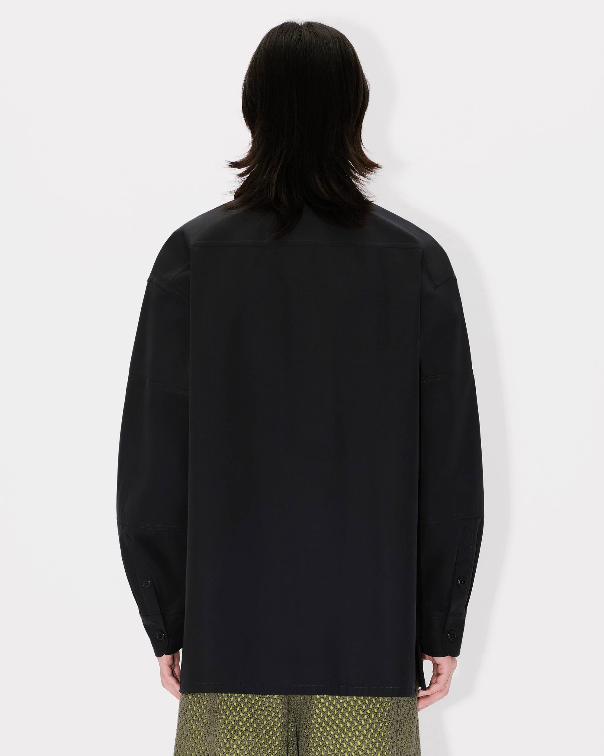 'Boke Flower 2.0' oversied shirt in technical cotton - 4