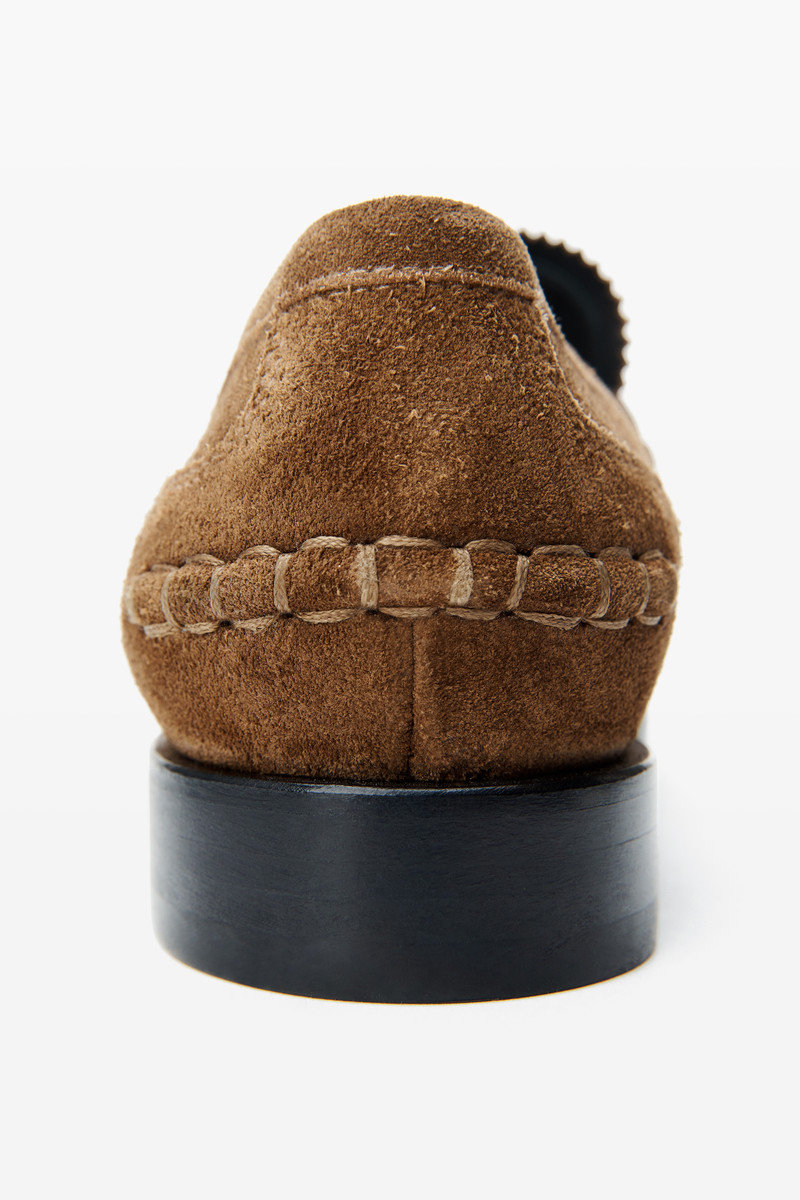 Brown Suede Carter Loafers 4