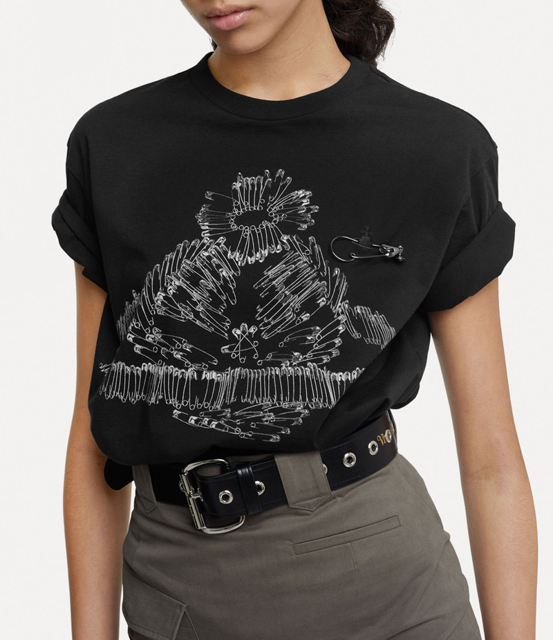SAFETY PIN ORB CLASSIC T-SHIRT 5