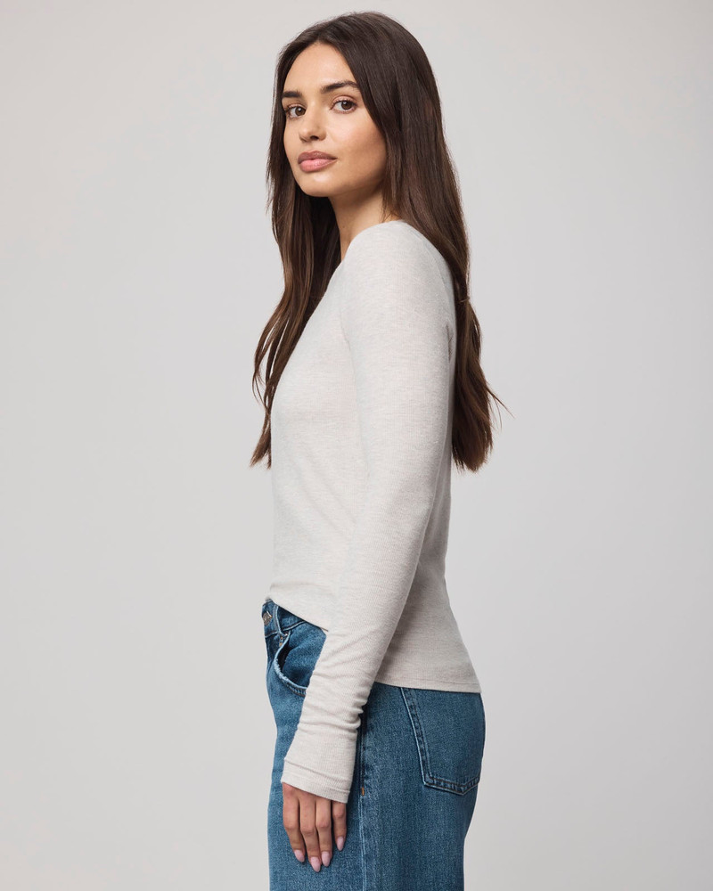 Isabella Eyelash Shimmer Long Sleeve Tee 4