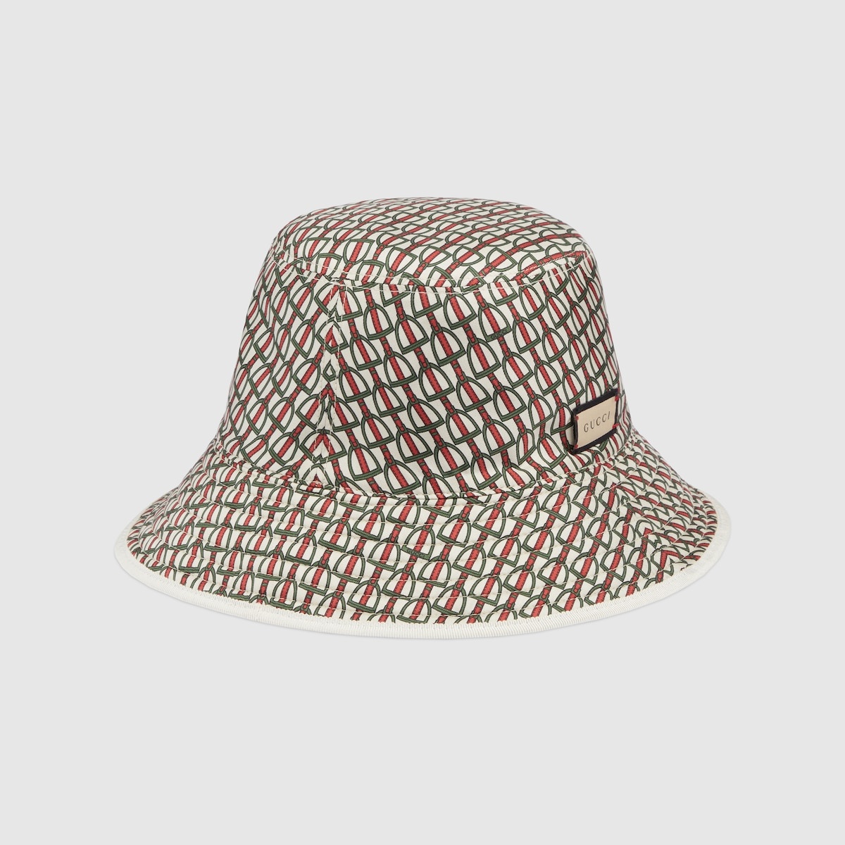 GG canvas and stirrup print reversible hat - 6
