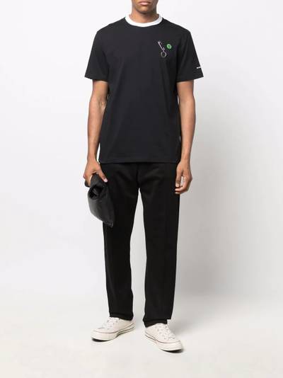 Fred Perry safety-pin detail T-shirt outlook